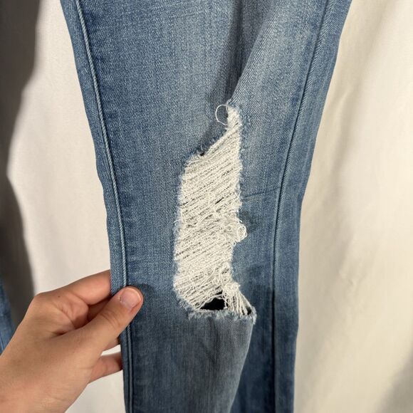 Lucky Brand Sweet Boot Jeans Women's 4 27 Light Wash Blue Denim Low Rise - Picture 5 of 13